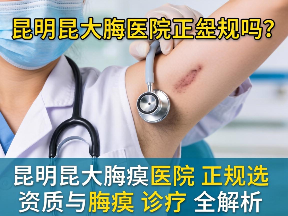 昆明昆大腋臭医院正规吗？昆明昆大腋臭医院正规资质与腋臭诊疗全解析