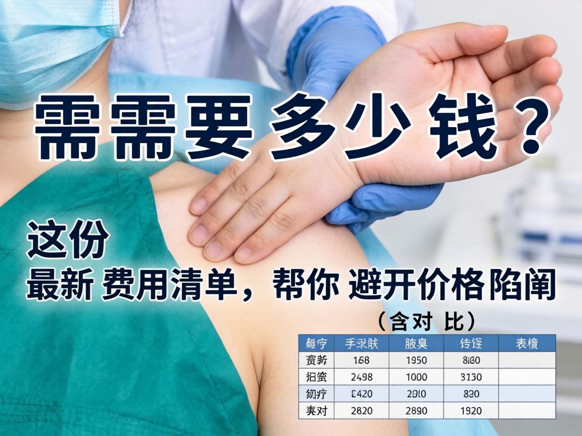 腋臭手术需要多少钱？这份最新费用清单，帮你避开价格陷阱（含对比表格）
