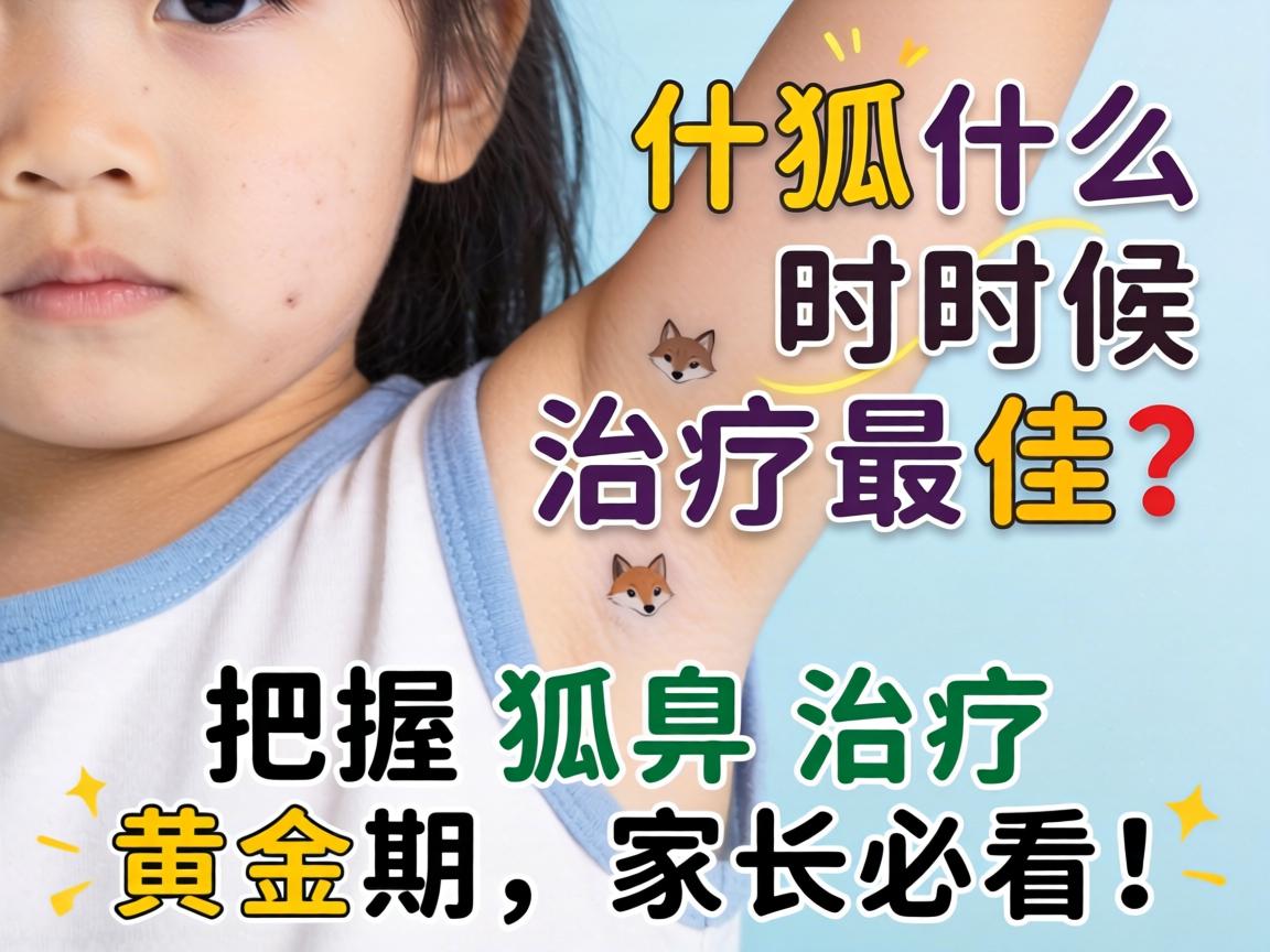 小孩狐臭什么时候治疗最佳?把握狐臭治疗黄金期,家长必看! 小孩狐臭什么时候治疗最佳?把握狐臭治疗黄金期,家长必看!
