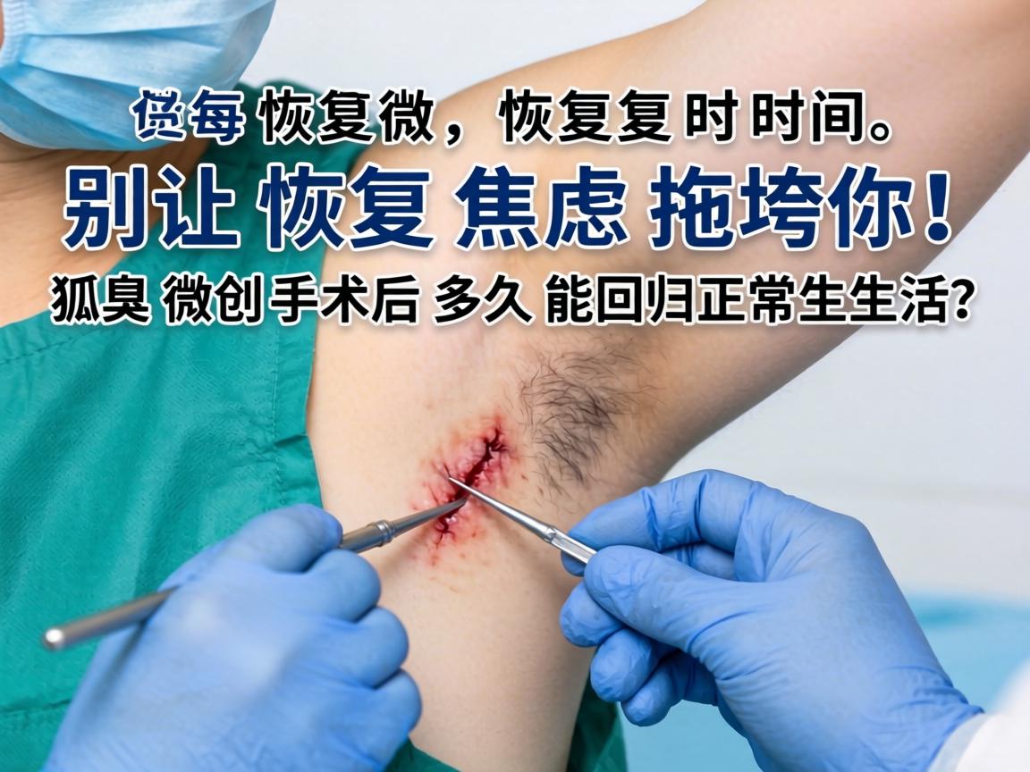 狐臭微创手术恢复时间，别让恢复焦虑拖垮你！狐臭微创手术后多久能回归正常生活？