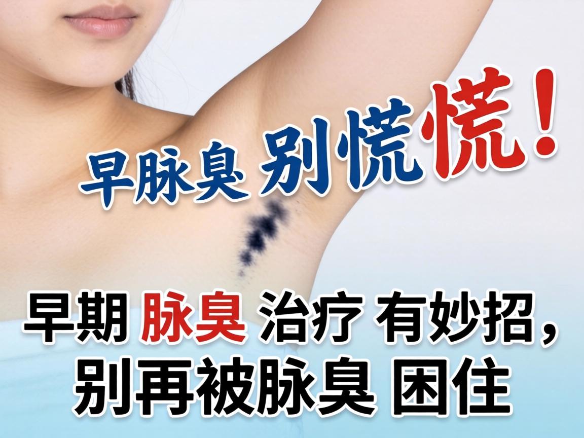 早期腋臭别慌！早期腋臭治疗有妙招，别再被腋臭困住
