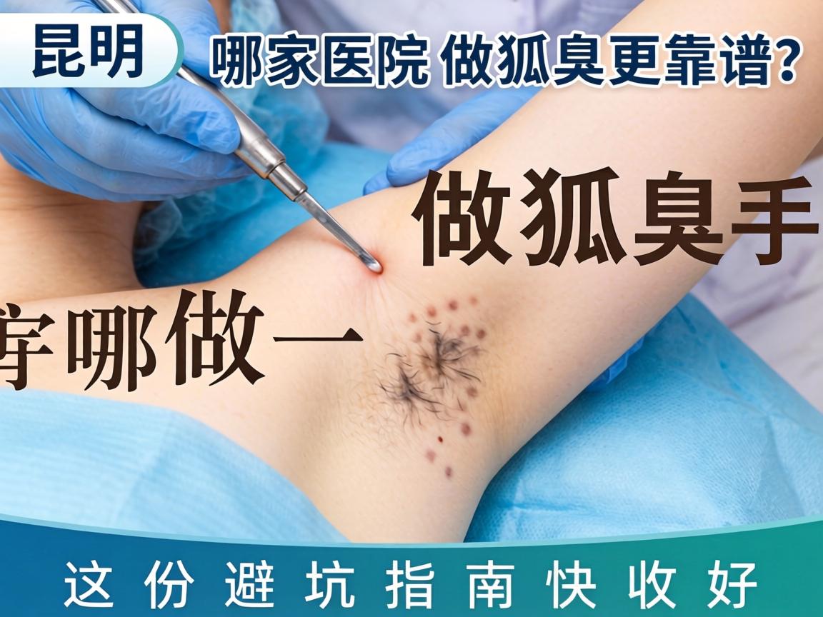 昆明做狐臭手术，哪家医院做狐臭更靠谱？这份避坑指南快收好