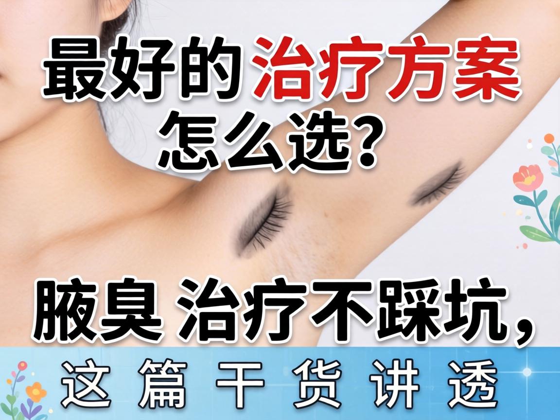 腋臭最好的治疗方案怎么选？腋臭治疗不踩坑，这篇干货讲透