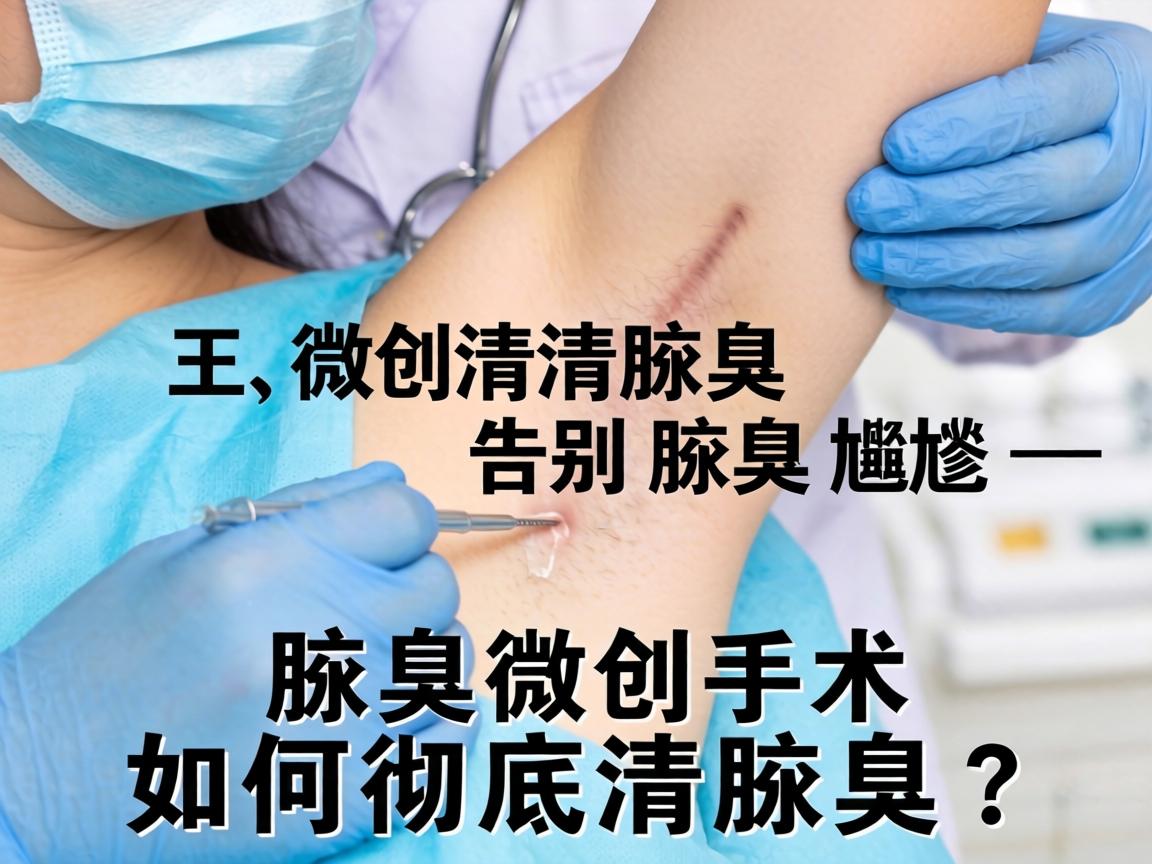 微创清腋臭，告别腋臭尴尬—腋臭微创手术如何彻底清腋臭？
