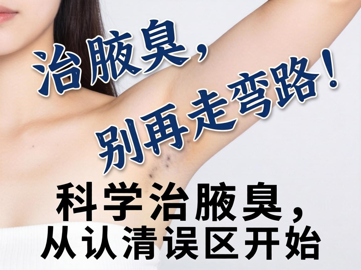 治腋臭，别再走弯路！科学治腋臭，从认清误区开始