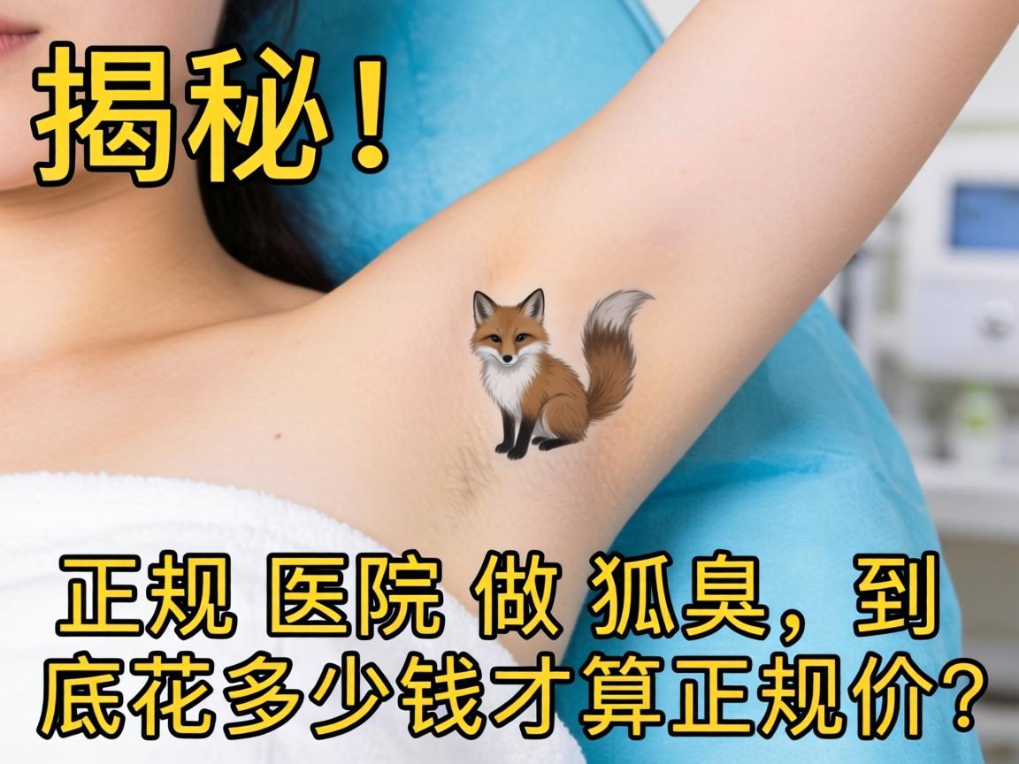 揭秘！正规医院做狐臭，到底花多少钱才算正规价？