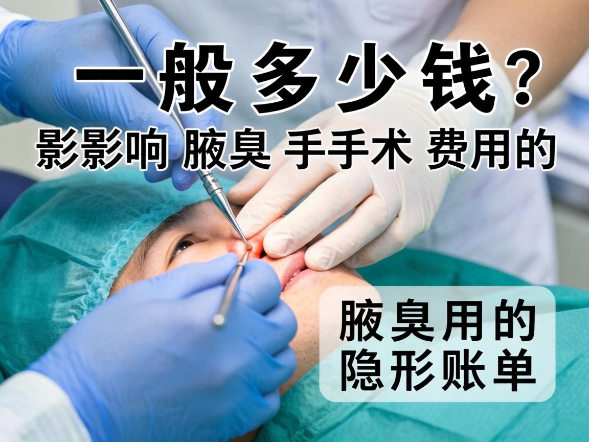 腋臭手术一般多少钱？影响腋臭手术费用的隐形账单