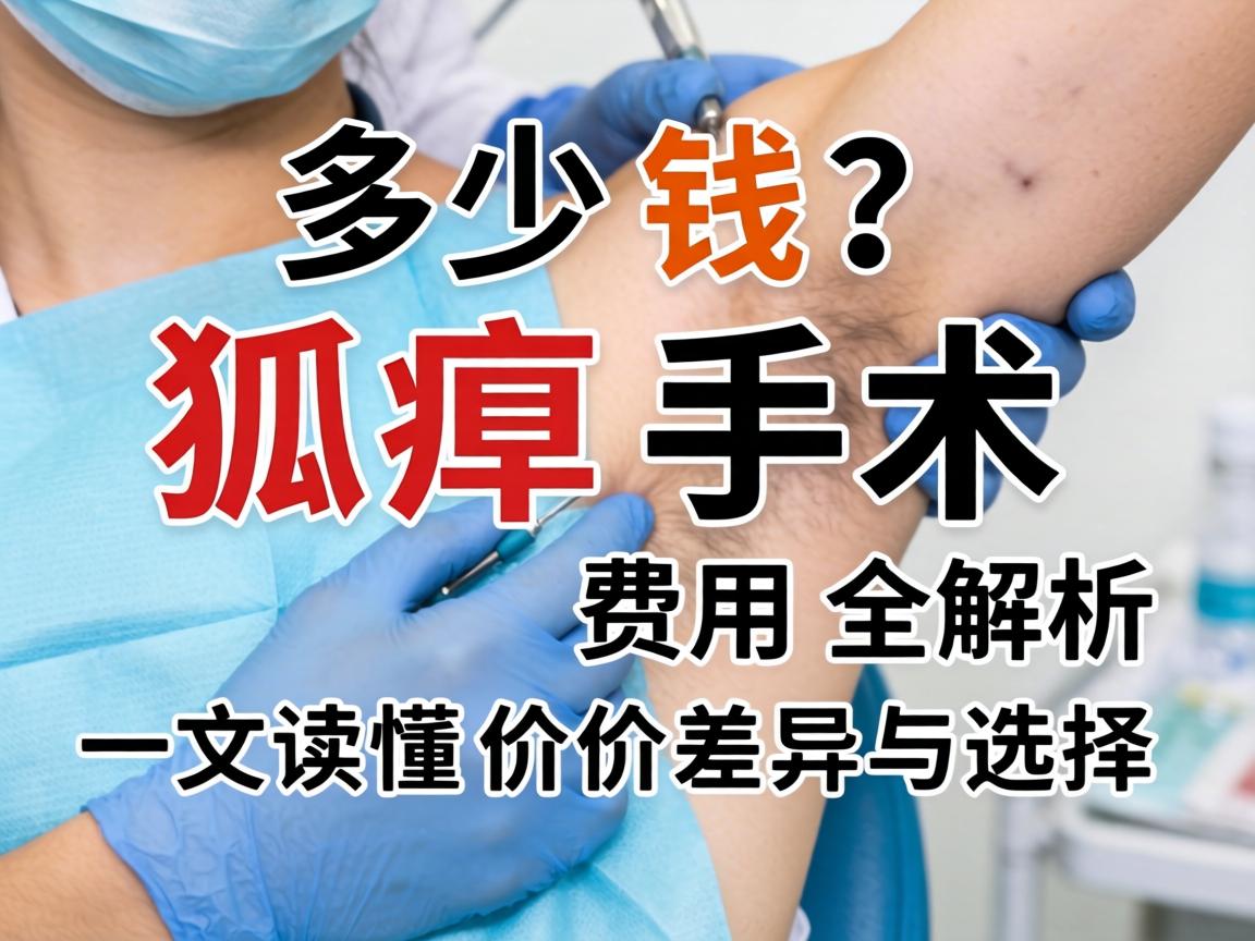 狐臭手术多少钱？狐臭手术费用全解析，一文读懂价格差异与选择