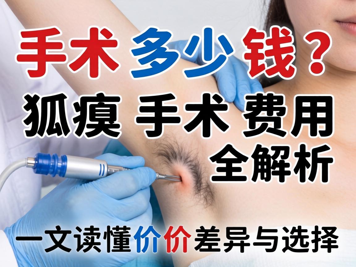 狐臭手术多少钱？狐臭手术费用全解析，一文读懂价格差异与选择