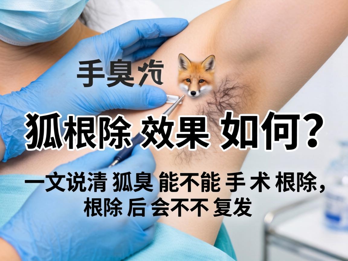 狐臭手术根除效果如何？一文说清狐臭能不能手术根除，根除后会不会复发