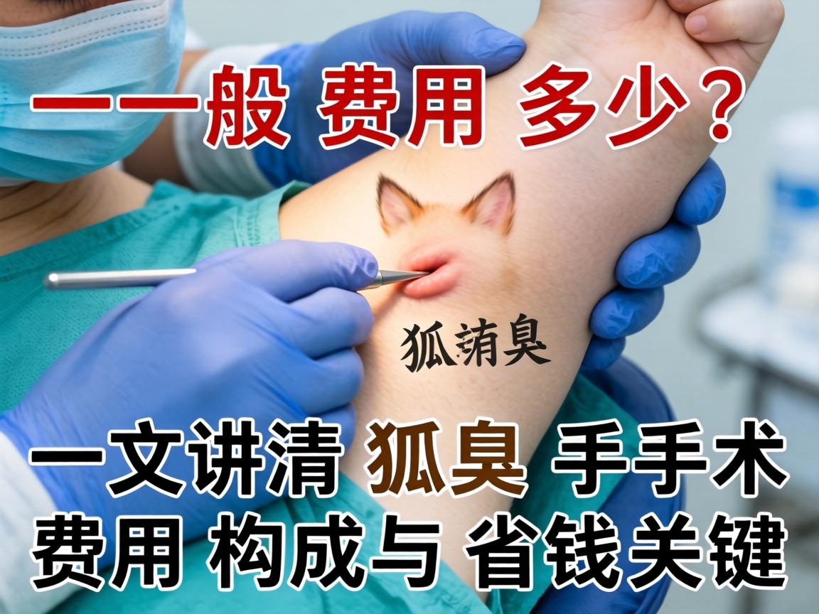 狐臭手术一般费用多少？一文讲清狐臭手术费用构成与省钱关键