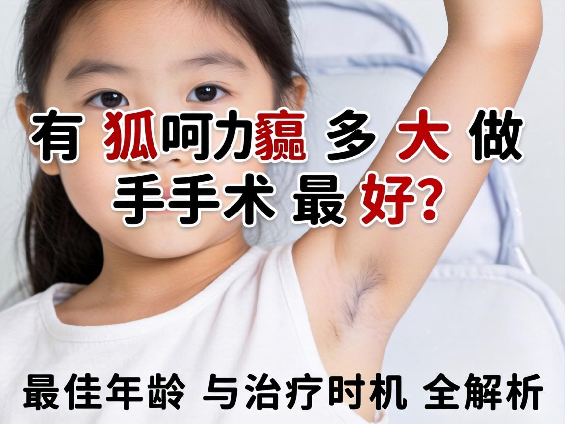 女孩有狐臭多大做手术最好？最佳年龄与治疗时机全解析