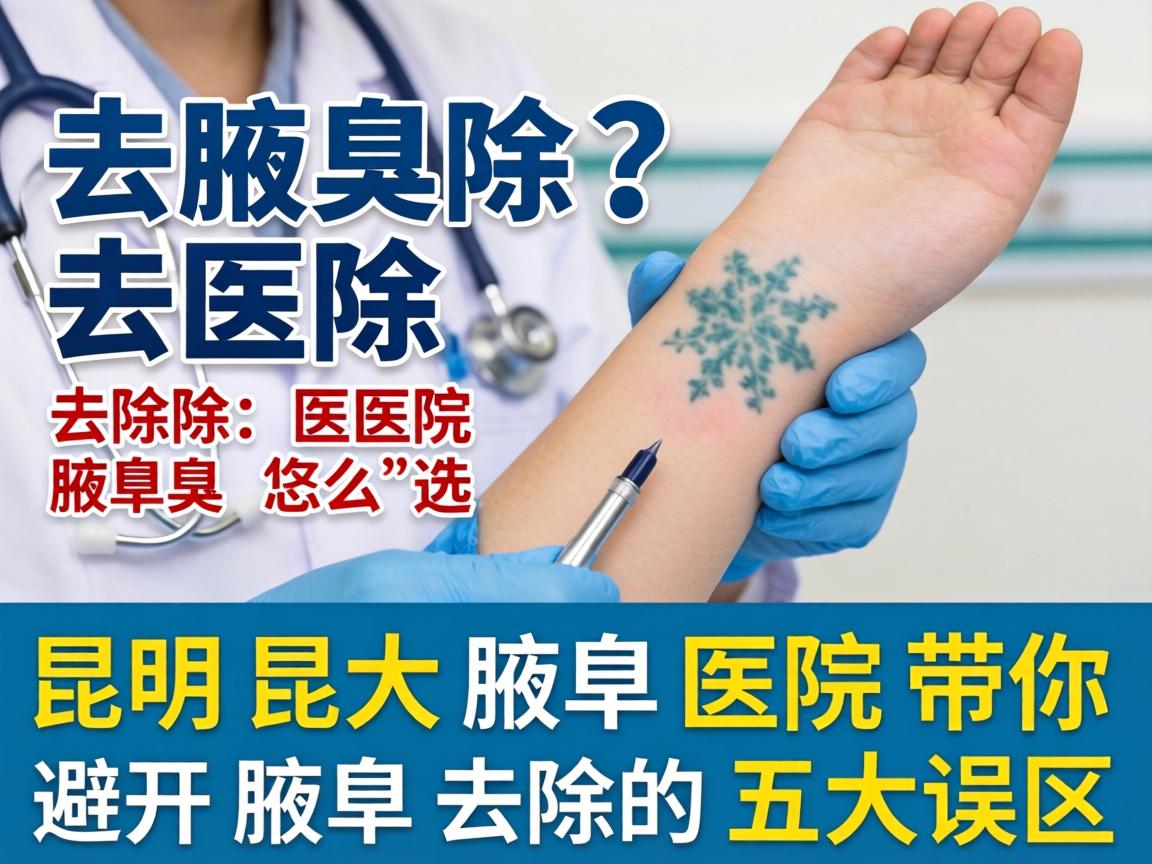腋臭去除医院怎么选？昆明昆大腋臭医院带你避开腋臭去除的五大误区