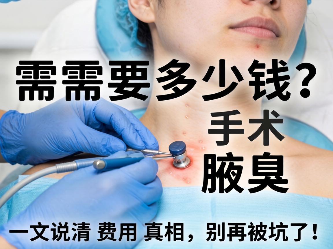 腋臭手术需要多少钱？一文说清费用真相，别再被坑了！
