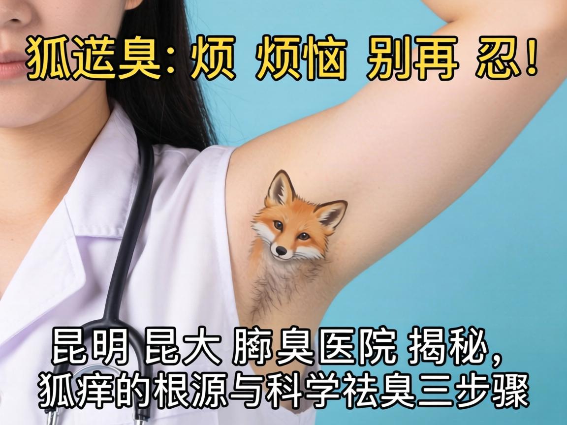 狐臭烦恼别再忍！昆明昆大腋臭医院揭秘，狐臭的根源与科学祛臭三步骤