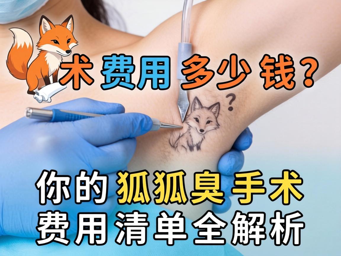 狐臭手术费用多少钱？你的狐臭手术费用清单全解析