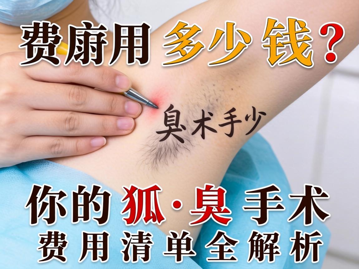 狐臭手术费用多少钱？你的狐臭手术费用清单全解析