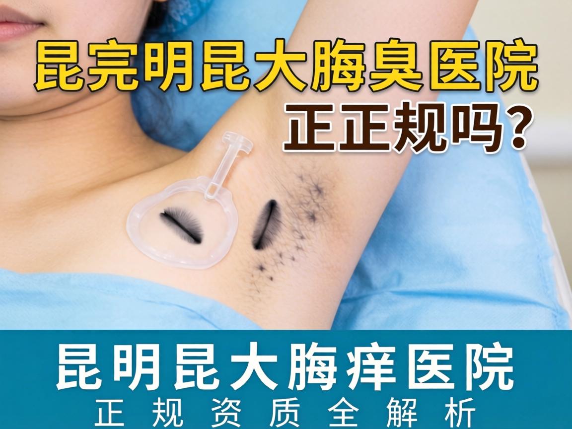 昆明昆大腋臭医院正规吗？昆明昆大腋臭医院正规资质全解析