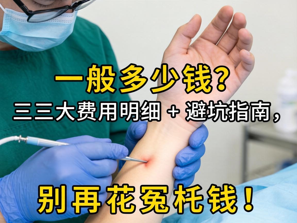 腋臭手术一般多少钱？三大费用明细+避坑指南，别再花冤枉钱！