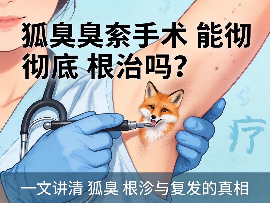 狐臭手术能彻底根治吗？一文讲清狐臭根治与复发的真相