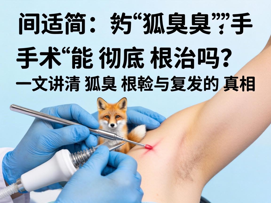 狐臭手术能彻底根治吗？一文讲清狐臭根治与复发的真相