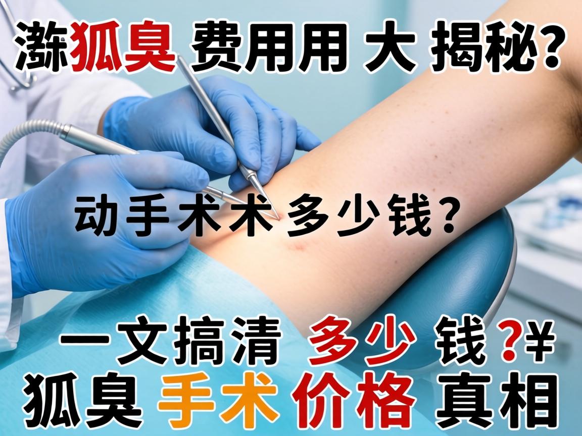 狐臭手术费用大揭秘，动手术多少钱？一文搞清狐臭手术价格真相