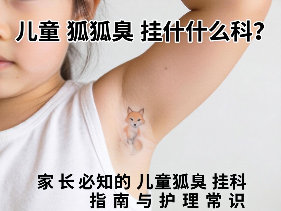 儿童狐臭挂什么科？家长必知的儿童狐臭挂科指南与护理常识
