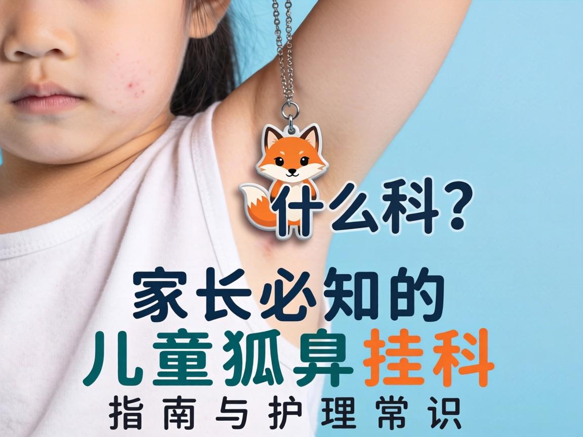 儿童狐臭挂什么科？家长必知的儿童狐臭挂科指南与护理常识