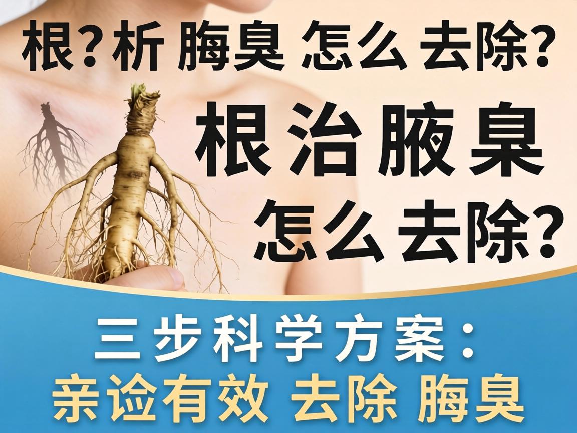 根治腋臭怎么去除？三步科学方案，亲测有效去除腋臭