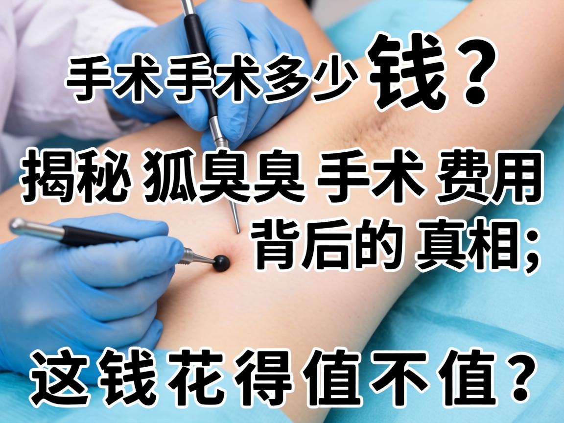 狐臭手术多少钱？揭秘狐臭手术费用背后的真相，这钱花得值不值？