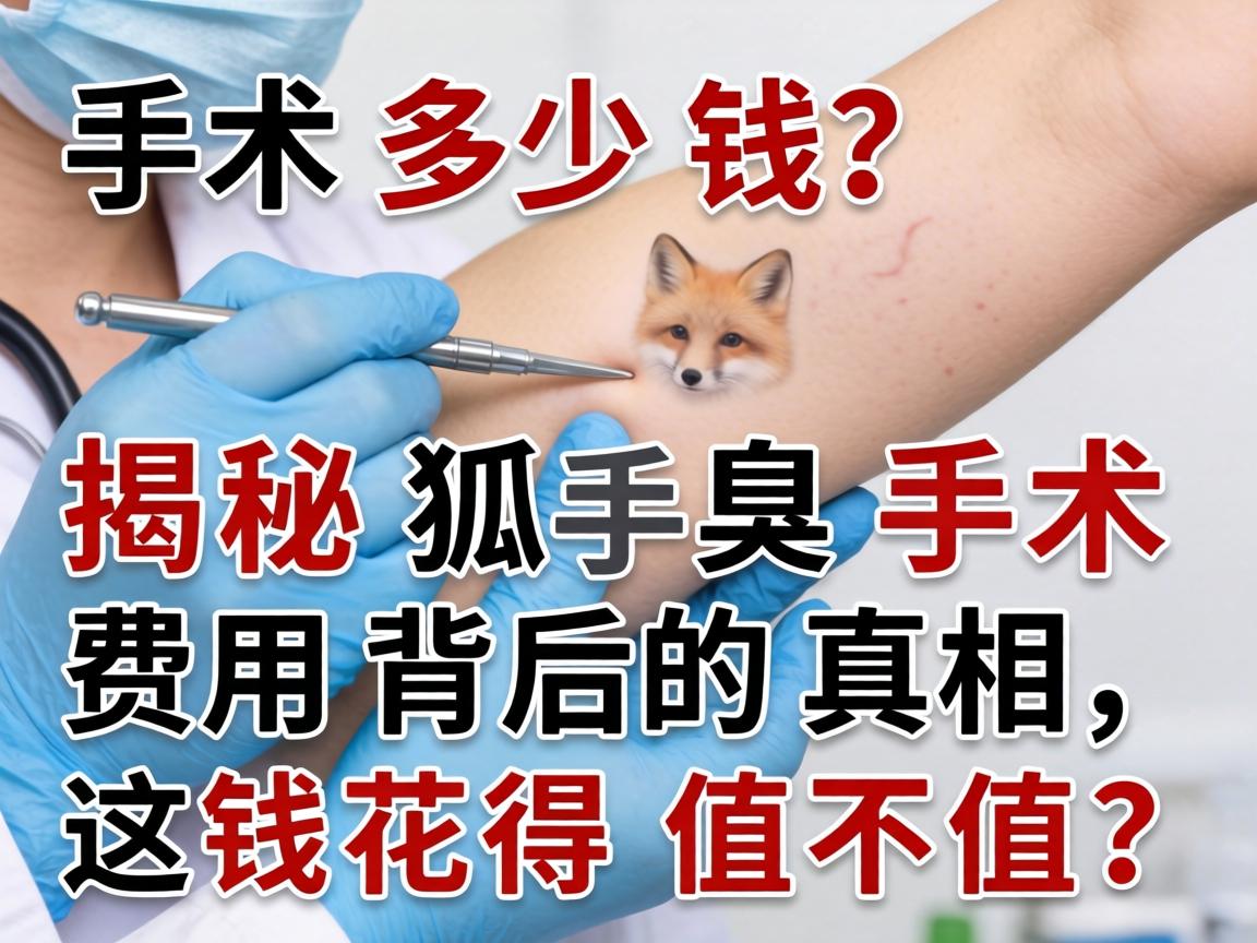 狐臭手术多少钱？揭秘狐臭手术费用背后的真相，这钱花得值不值？