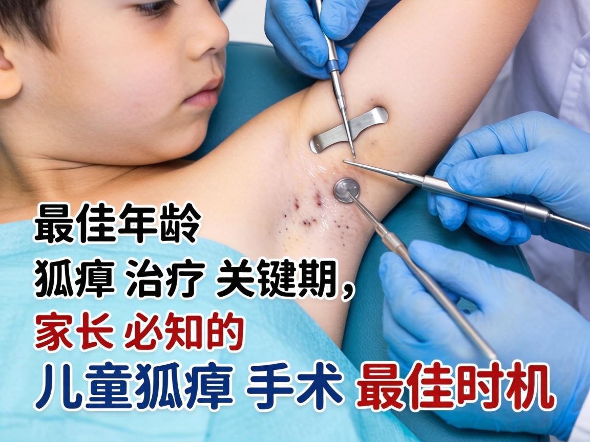 儿童狐臭手术最佳年龄，狐臭治疗关键期，家长必知的儿童狐臭手术最佳时机