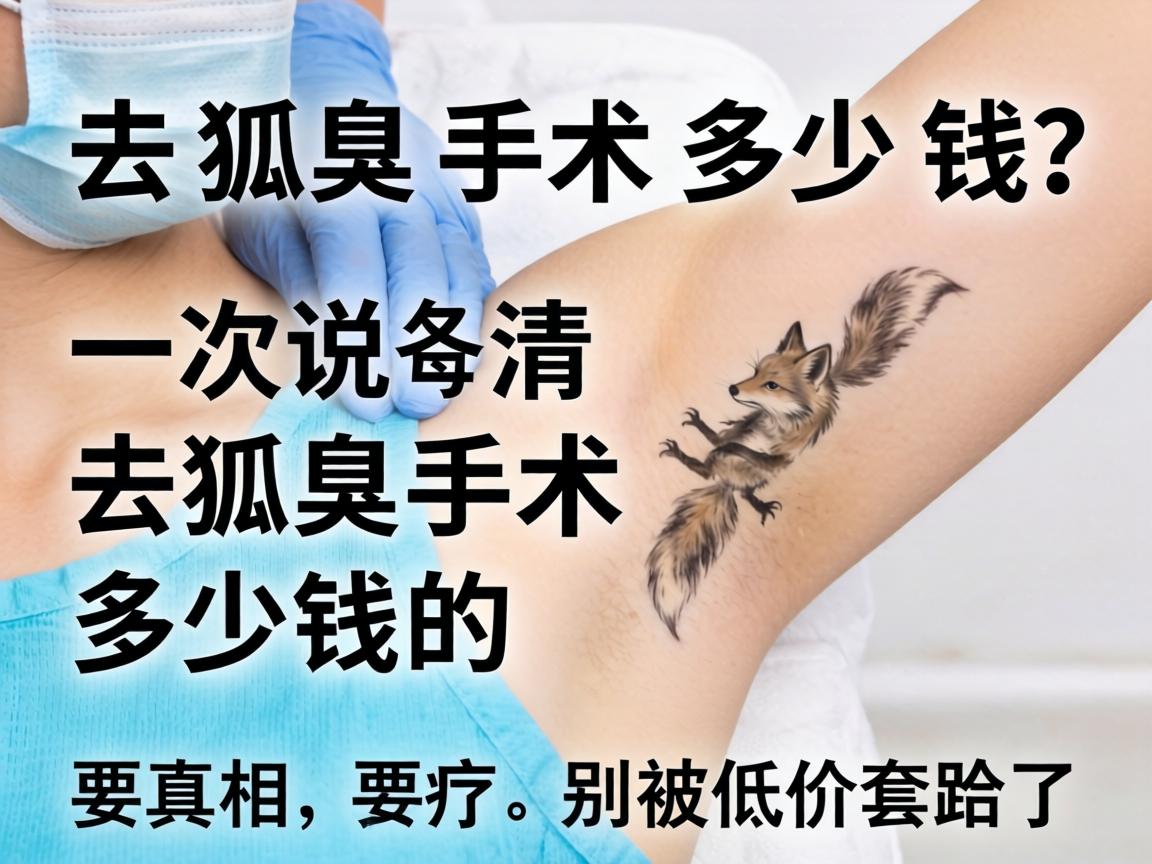 去狐臭手术多少钱？一次说清去狐臭手术多少钱的真相，别被低价套路了