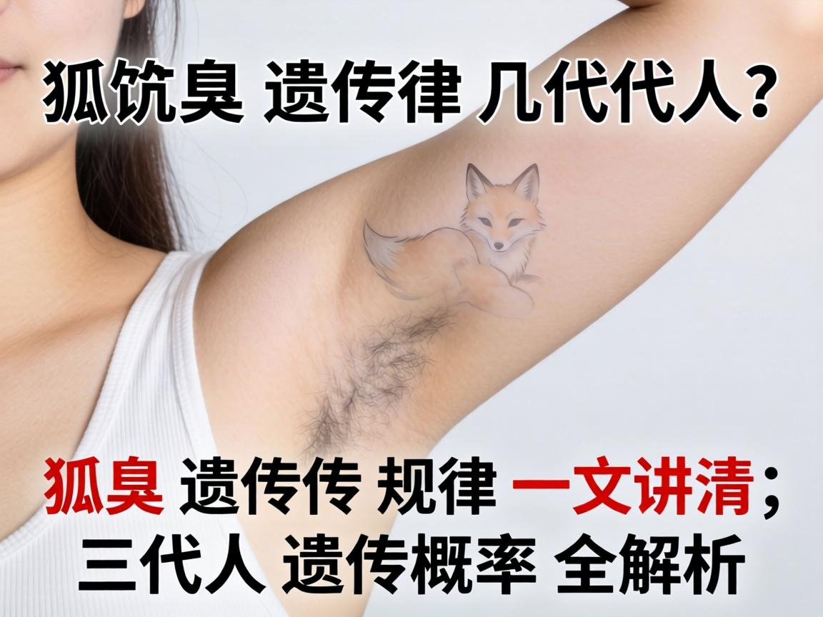 狐臭遗传几代人？狐臭遗传规律一文讲清，三代人遗传概率全解析