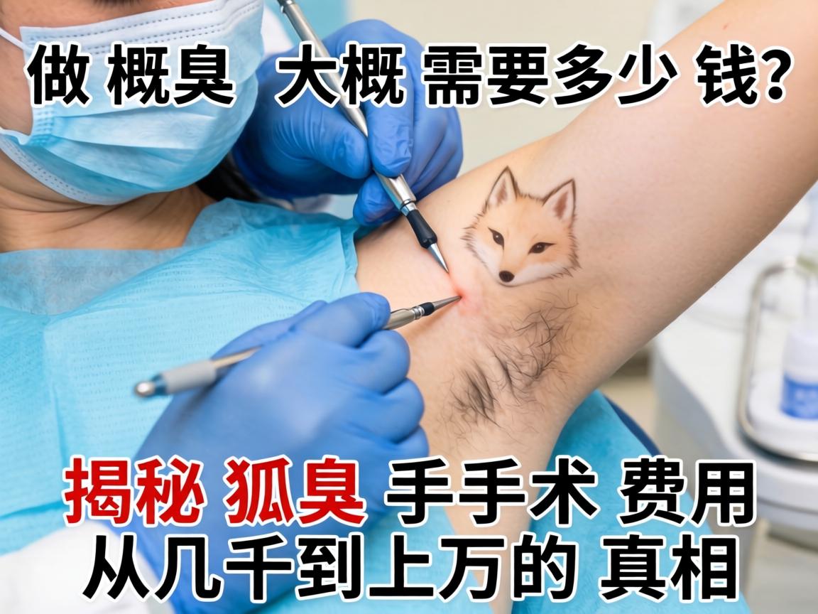 做狐臭手术大概需要多少钱？揭秘狐臭手术费用从几千到上万的真相