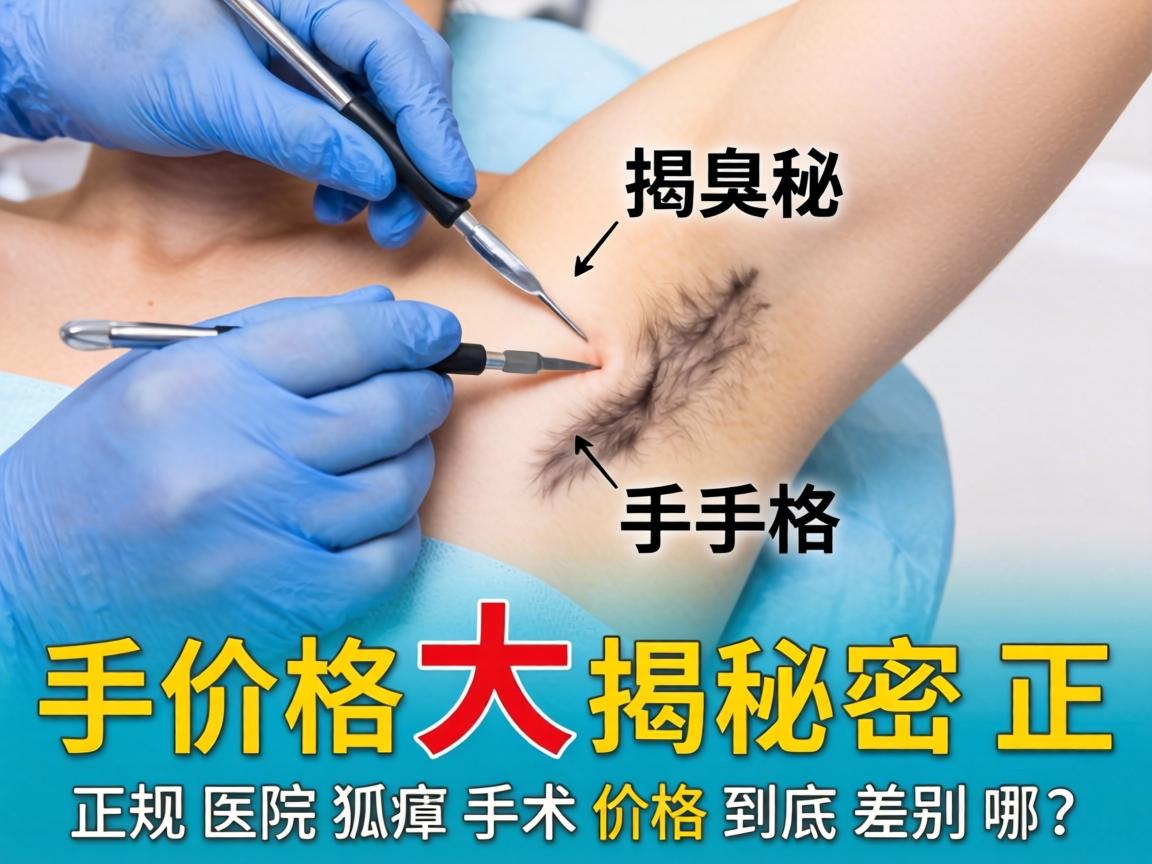 狐臭手术价格大揭秘，正规医院狐臭手术价格到底差在哪？