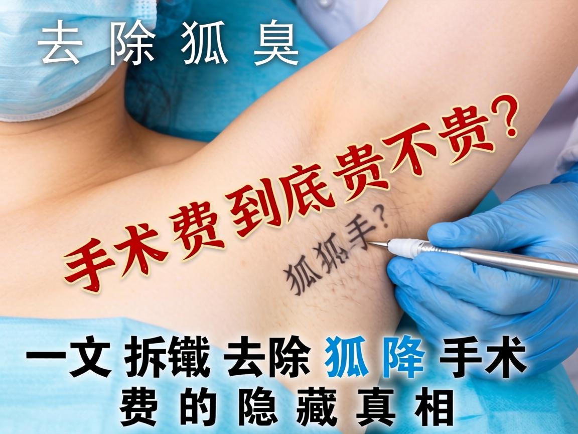 去除狐臭手术费到底贵不贵？一文拆解去除狐臭手术费的隐藏真相