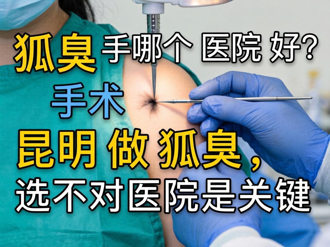 狐臭手术哪个医院好？昆明做狐臭，选对医院是关键