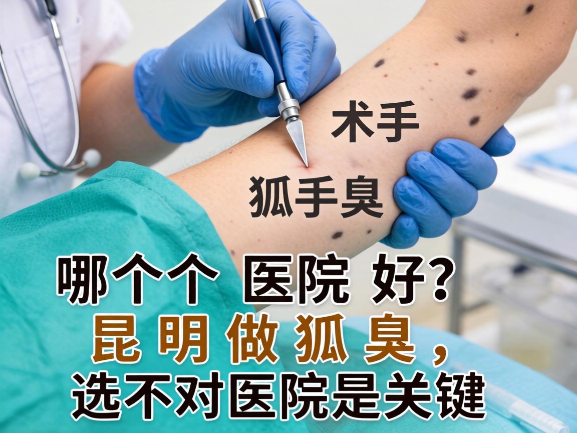 狐臭手术哪个医院好？昆明做狐臭，选对医院是关键