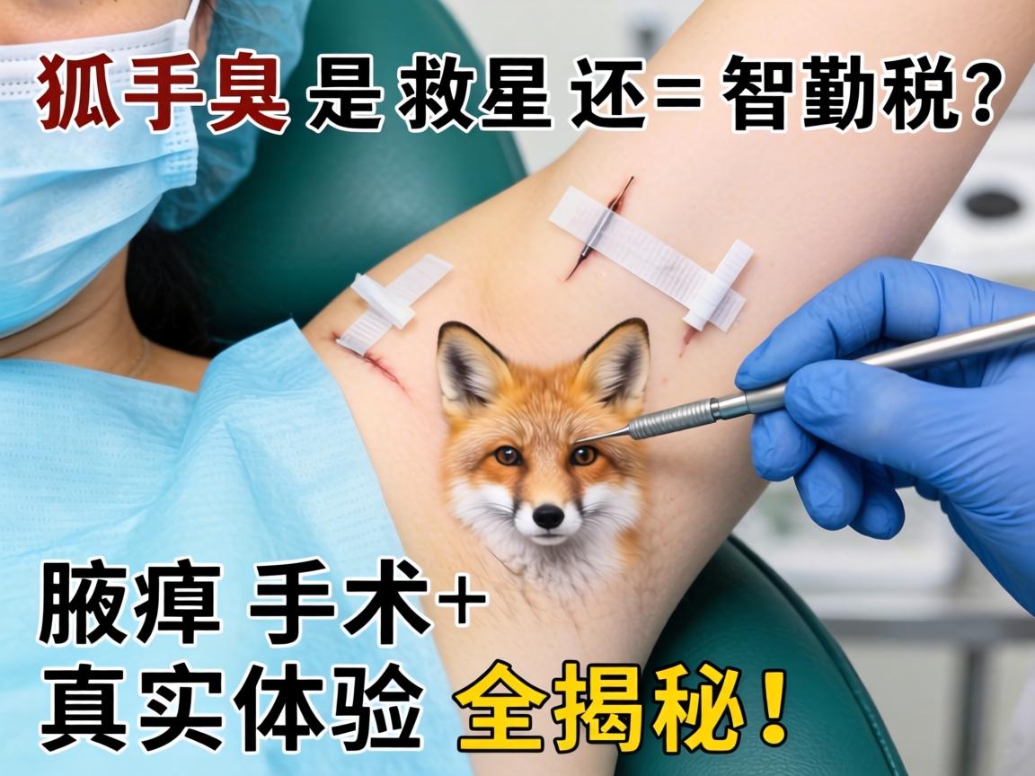 狐臭做手术，是救星还是智商税？腋臭手术真实体验全揭秘！