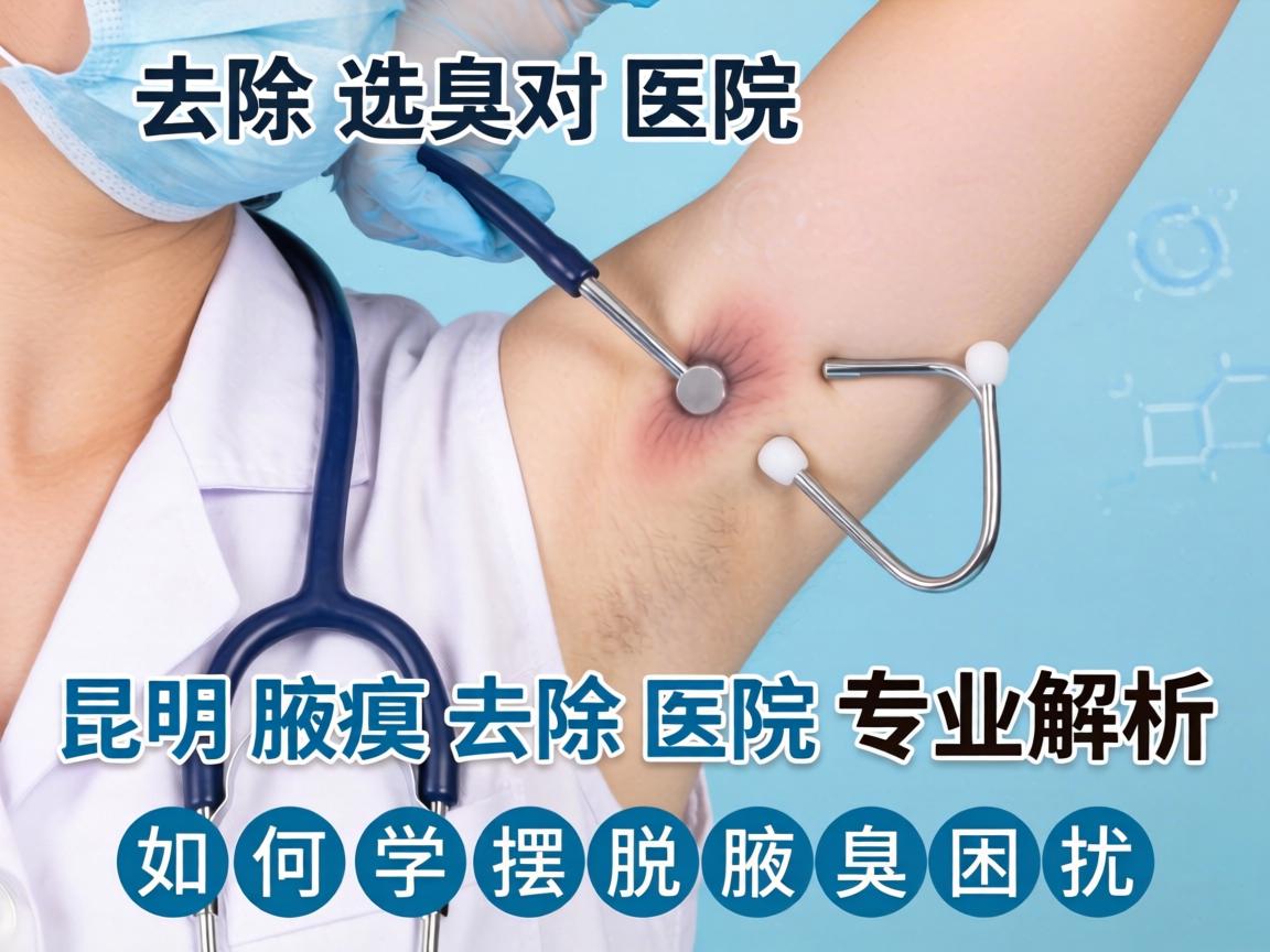 腋臭去除选对医院，昆明腋臭去除医院专业解析，如何科学摆脱腋臭困扰