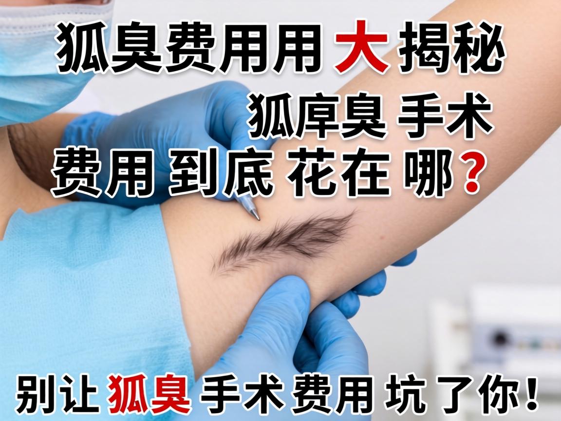 狐臭手术费用大揭秘，狐臭手术费用到底花在哪？别让狐臭手术费用坑了你！