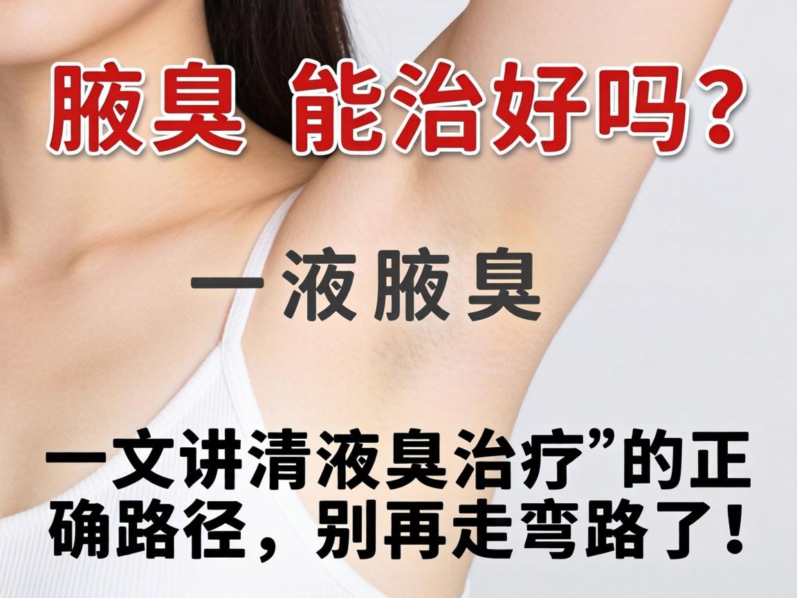腋臭能治好吗？一文讲清液臭治疗的正确路径，别再走弯路了！
