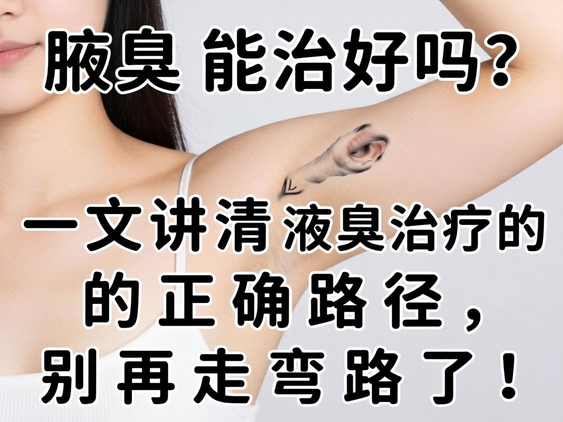 腋臭能治好吗？一文讲清液臭治疗的正确路径，别再走弯路了！