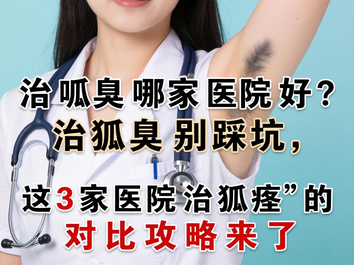 治狐臭哪家医院好？治狐臭别踩坑，这3家医院治狐臭的对比攻略来了