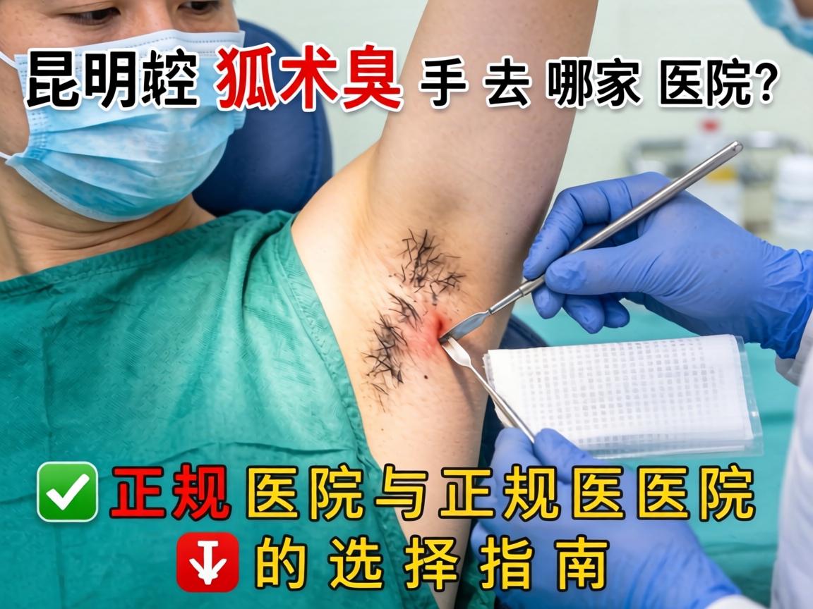 昆明狐臭手术去哪家医院？正规医院与正规医院的选择指南