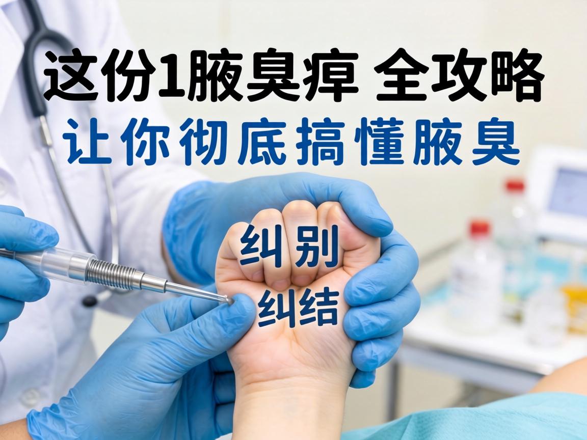 腋臭手术别纠结，这份腋臭全攻略让你彻底搞懂腋臭