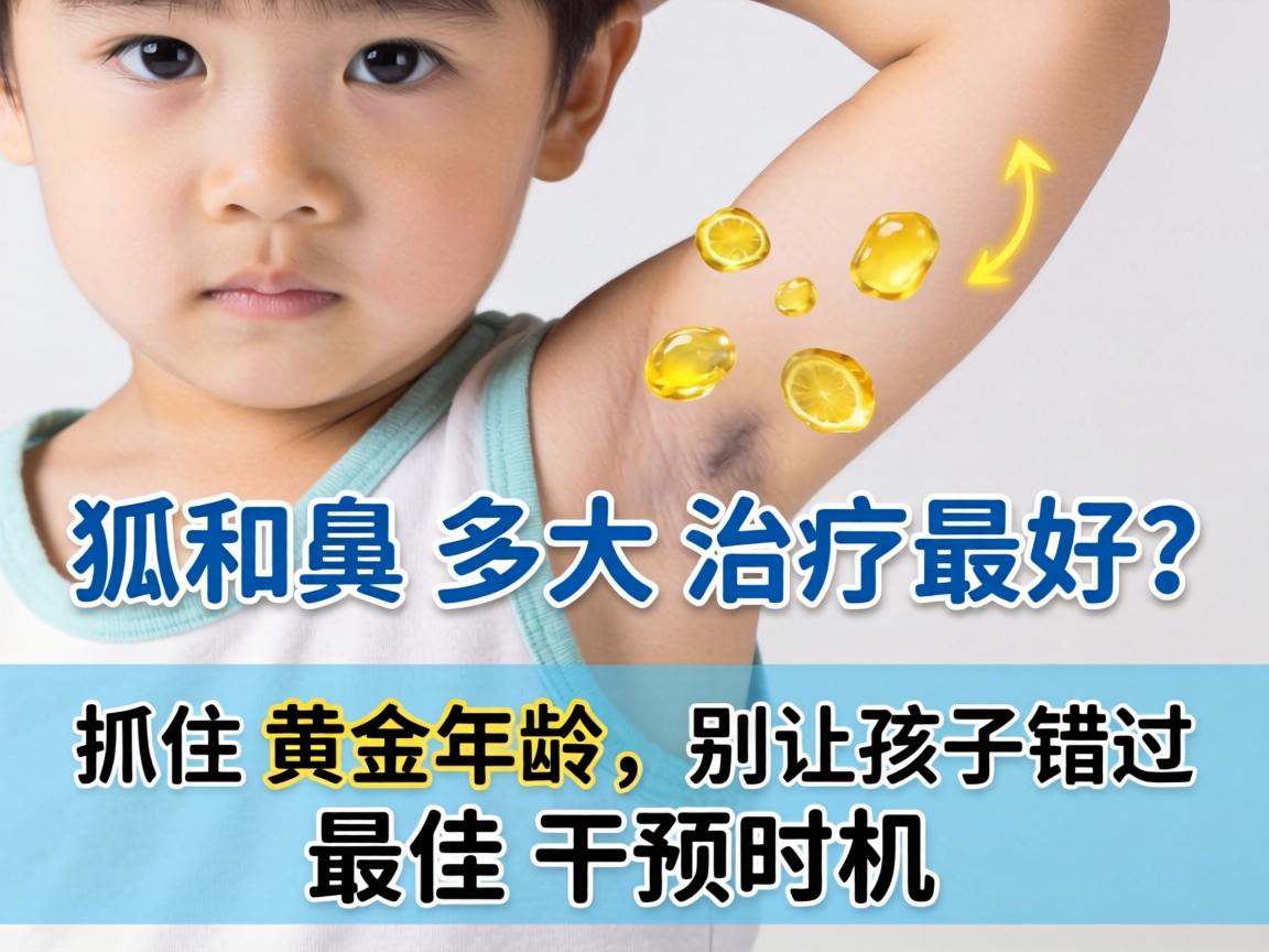 儿童狐臭多大治疗最好？抓住黄金年龄，别让孩子错过最佳干预时机