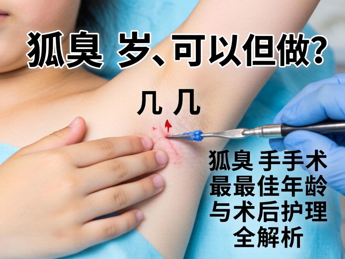 狐臭手术几岁可以做？狐臭手术最佳年龄与术后护理全解析