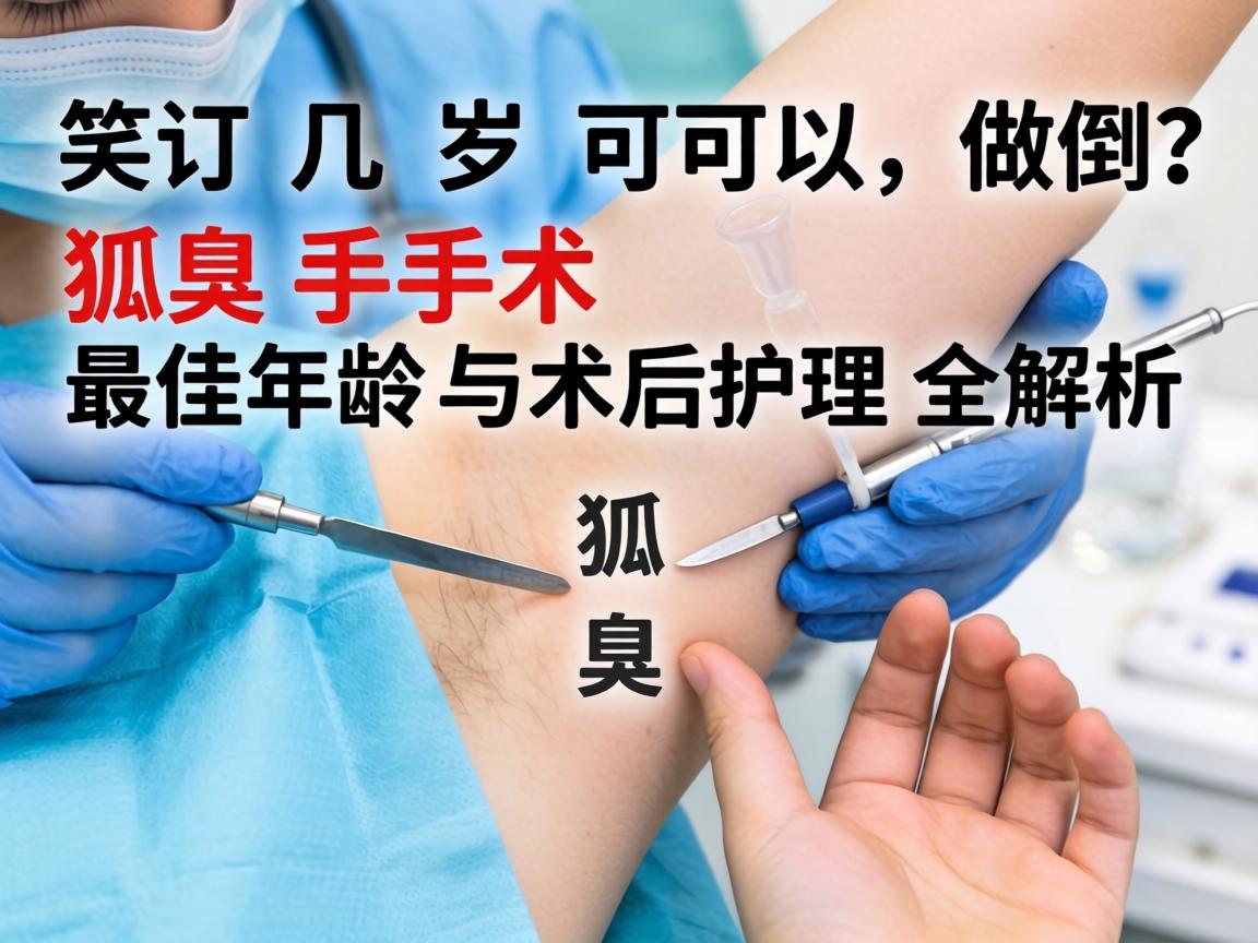 狐臭手术几岁可以做？狐臭手术最佳年龄与术后护理全解析
